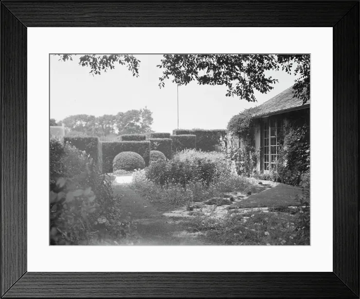 Framed Print : Breese, James, Mr. residence and garden, 1933 Creator: Arnold Genthe Framed Print : Breese, James, Mr. residence and garden, 1933 Creator: Arnold Genthe