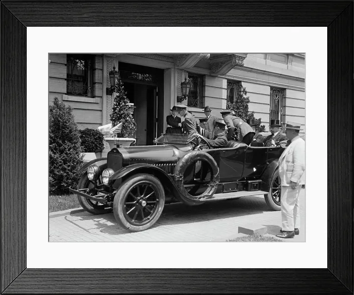 Framed Print : Russian Mission To U.S. - Mission Arriving at Embassy, July 1917. Creator: Harris & Ewing. Russian Mission To U.S. - Mission Arriving at Embassy, July 1917. Creator: Harris & Ewing Framed Print : Russian Mission To U.S. - Mission Arriving at Embassy, July 1917. Creator: Harris & Ewing. Russian Mission To U.S. - Mission Arriving at Embassy, July 1917. Creator: Harris & Ewing