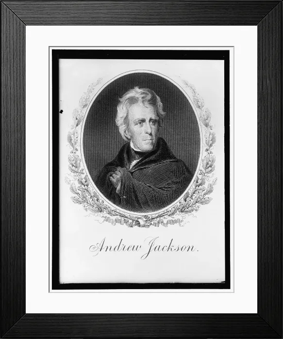 Framed Print : Andrew Jackson, between 1913 and 1917. Creator: Harris & Ewing. Andrew Jackson, between 1913 and 1917. Creator: Harris & Ewing Framed Print : Andrew Jackson, between 1913 and 1917. Creator: Harris & Ewing. Andrew Jackson, between 1913 and 1917. Creator: Harris & Ewing
