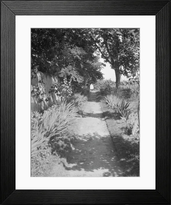 Framed Print : Cosgrave grounds, not before 1917. Creator: Arnold Genthe