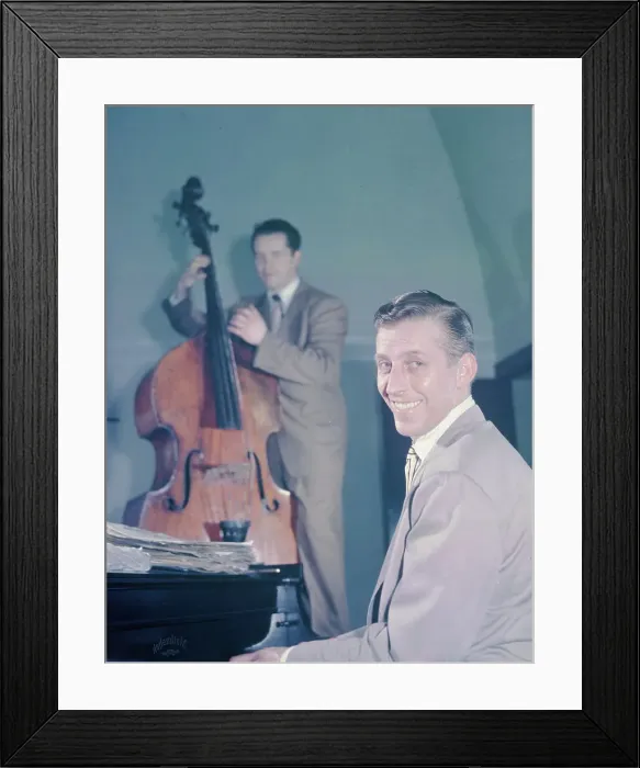 Framed Print : Portrait of Stan Kenton and Eddie Safranski, 1947 or 1948. Creator: William Paul Gottlieb Framed Print : Portrait of Stan Kenton and Eddie Safranski, 1947 or 1948. Creator: William Paul Gottlieb
