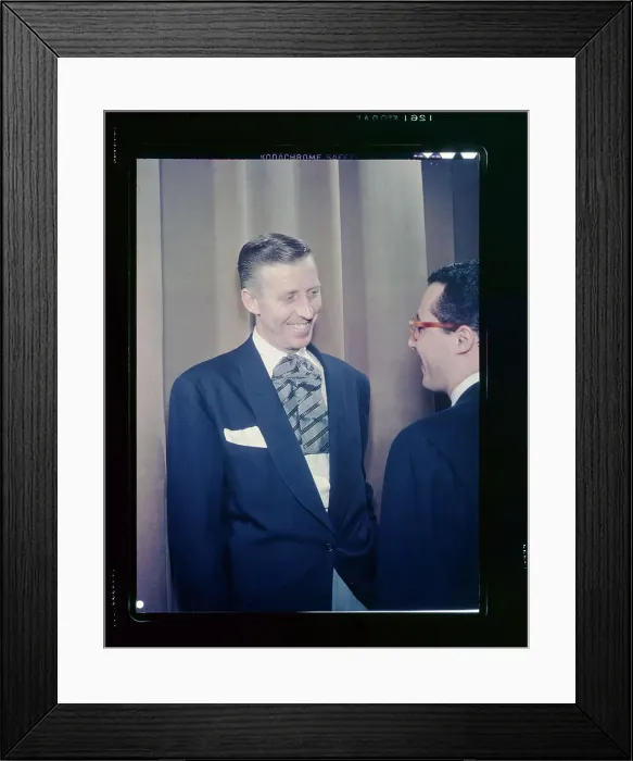 Framed Print : Portrait of Stan Kenton and Pete Rugolo, 1947 or 1948. Creator: William Paul Gottlieb Framed Print : Portrait of Stan Kenton and Pete Rugolo, 1947 or 1948. Creator: William Paul Gottlieb