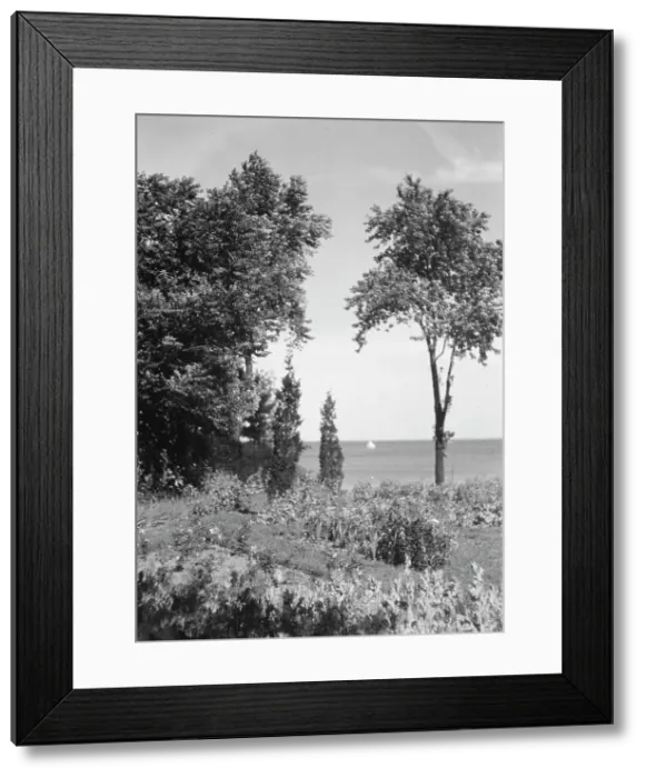 Framed Print : Cosgrave grounds, not before 1917. Creator: Arnold Genthe Framed Print : Cosgrave grounds, not before 1917. Creator: Arnold Genthe