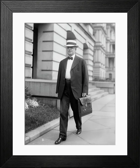 Framed Print : Robert Lansing, Secretary of State, 1917. Creator: Harris & Ewing. Robert Lansing, Secretary of State, 1917. Creator: Harris & Ewing