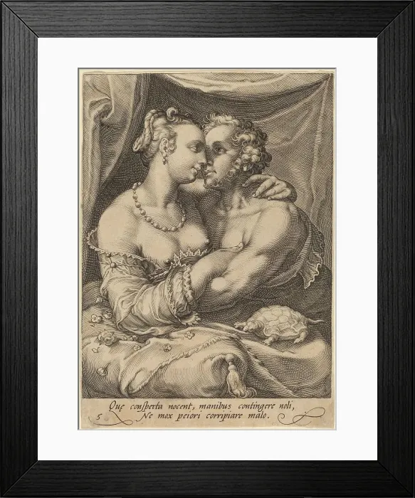 Framed Print : Touch. Creator: Jan Saenredam Framed Print : Touch. Creator: Jan Saenredam
