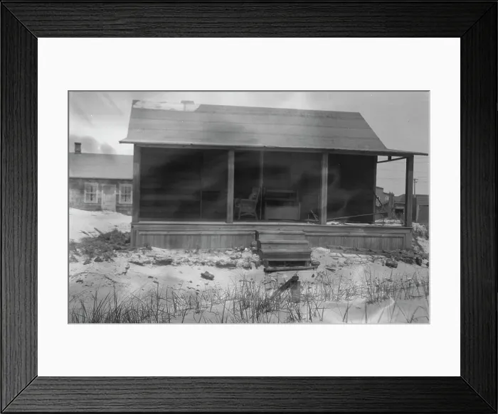 Framed Print : Arnold Genthe's bungalow at Long Beach, 1927 Creator: Arnold Genthe Framed Print : Arnold Genthe's bungalow at Long Beach, 1927 Creator: Arnold Genthe