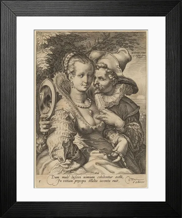 Framed Print : Sight. Creator: Jan Saenredam Framed Print : Sight. Creator: Jan Saenredam