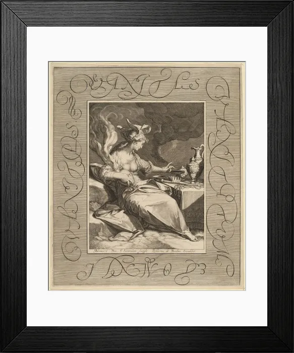Framed Print : Vanitas, Vanitatum et Omnia Vanitas. Creator: Jan Saenredam Framed Print : Vanitas, Vanitatum et Omnia Vanitas. Creator: Jan Saenredam