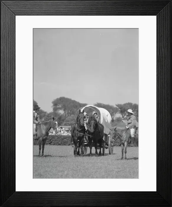 Framed Print : Horse show or show jumping event, between 1911 and 1942. Creator: Arnold Genthe Framed Print : Horse show or show jumping event, between 1911 and 1942. Creator: Arnold Genthe