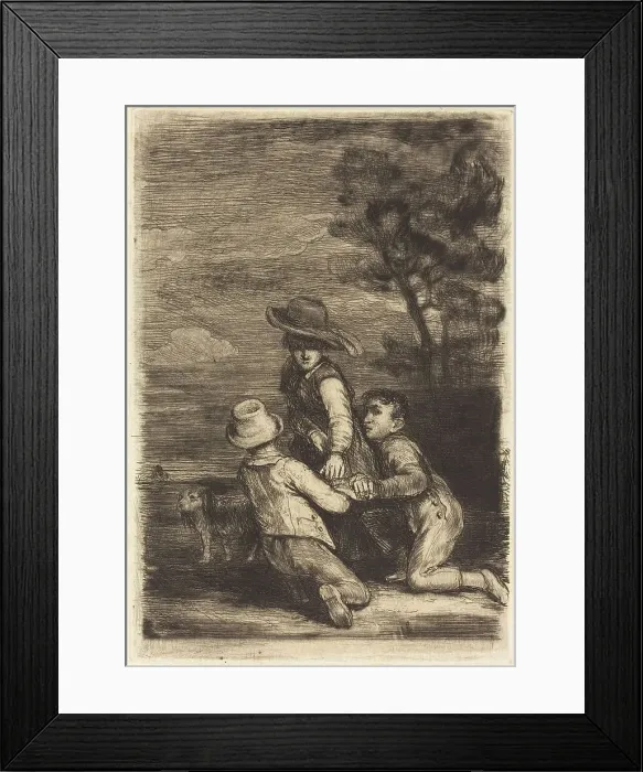 Framed Print : The Sedan Chair, c. 1815 / 1819. Creator: David Wilkie Framed Print : The Sedan Chair, c. 1815 / 1819. Creator: David Wilkie
