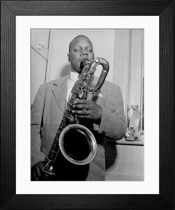 Framed Print : Portrait of Harry Carney, Turkish Embassy, Washington, D.C. 1930. Creator: William Paul Gottlieb Framed Print : Portrait of Harry Carney, Turkish Embassy, Washington, D.C. 1930. Creator: William Paul Gottlieb