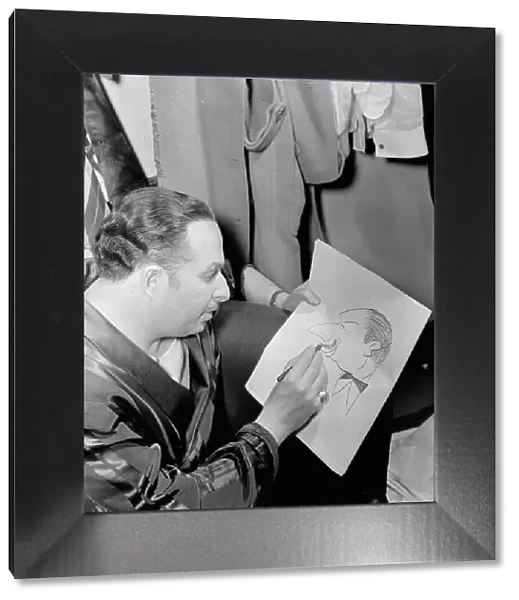 Portrait of Xavier Cugat, New York, N.Y. 1946. Creator: William Paul Gottlieb