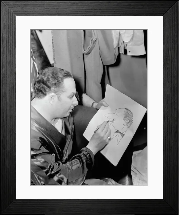 Framed Print : Portrait of Xavier Cugat, New York, N.Y. 1946. Creator: William Paul Gottlieb Framed Print : Portrait of Xavier Cugat, New York, N.Y. 1946. Creator: William Paul Gottlieb