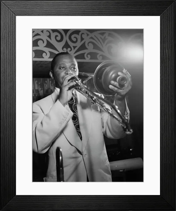 Framed Print : Portrait of Wilbur De Paris, Aquarium, New York, N.Y. ca. Nov. 1946. Creator: William Paul Gottlieb