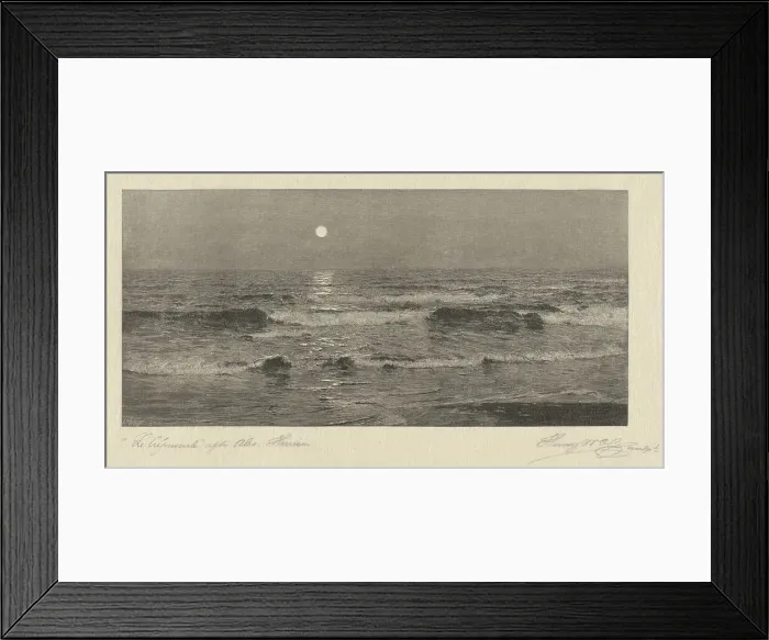 Framed Print : Le Crépuscule, 1891. Creator: Henry Wolf Framed Print : Le Crépuscule, 1891. Creator: Henry Wolf