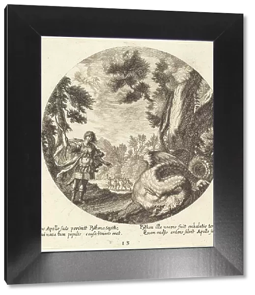 Apollo Killing the Python, 1665. Creator: Georg Andreas Wolfgang