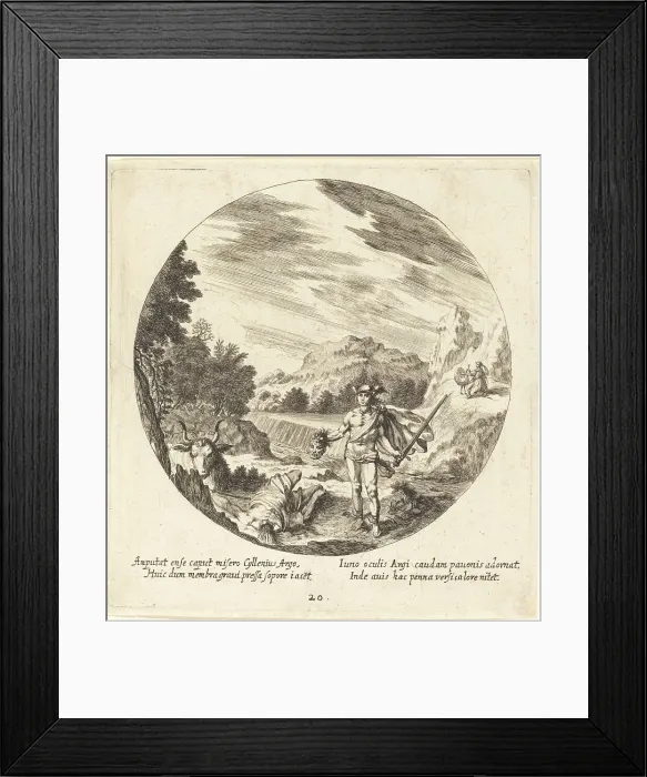 Framed Print : Mercury Killing Argus, 1665. Creator: Georg Andreas Wolfgang Framed Print : Mercury Killing Argus, 1665. Creator: Georg Andreas Wolfgang