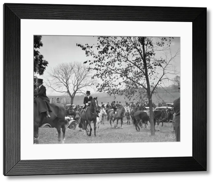 Framed Print : Cutting hunt, 1933 Nov. Creator: Arnold Genthe Framed Print : Cutting hunt, 1933 Nov. Creator: Arnold Genthe