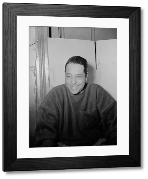 Framed Print : Portrait of Duke Ellington, Zanzibar, New York, N.Y. ca. July 1946. Creator: William Paul Gottlieb
