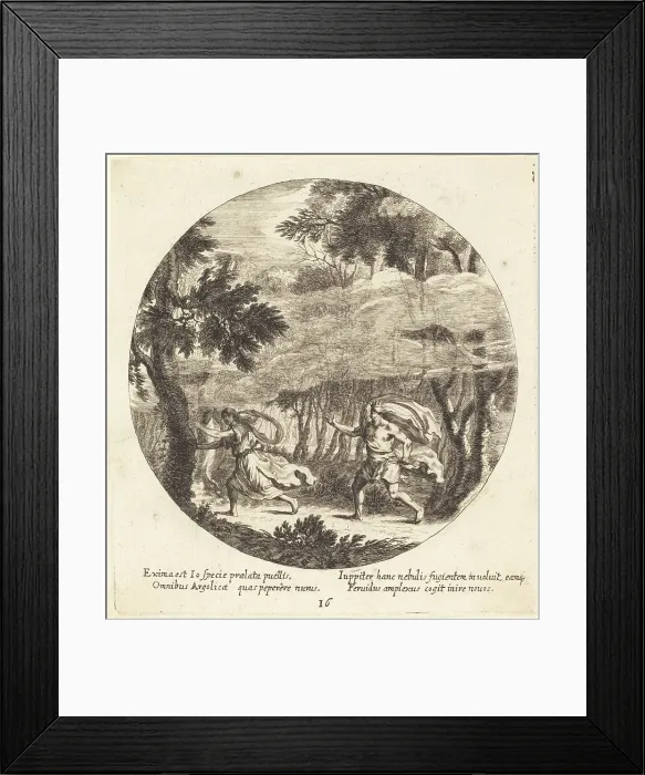 Framed Print : Jupiter and Io, 1665. Creator: Georg Andreas Wolfgang Framed Print : Jupiter and Io, 1665. Creator: Georg Andreas Wolfgang