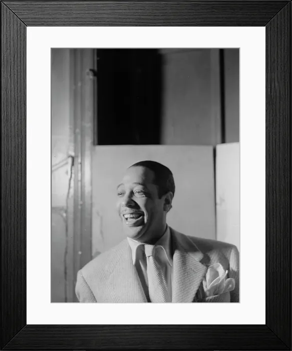 Framed Print : Portrait of Duke Ellington, Washington, D.C.(?), 1938. Creator: William Paul Gottlieb Framed Print : Portrait of Duke Ellington, Washington, D.C.(?), 1938. Creator: William Paul Gottlieb