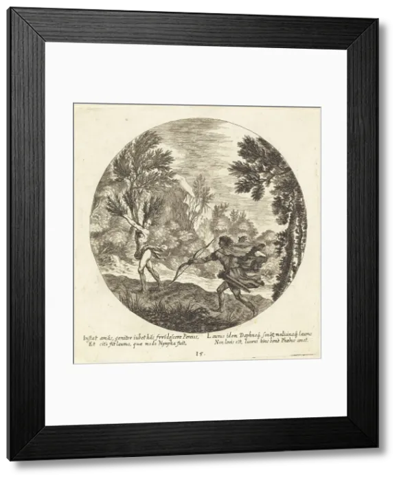 Framed Print : Daphne Turning to a Laurel, 1665. Creator: Georg Andreas Wolfgang Framed Print : Daphne Turning to a Laurel, 1665. Creator: Georg Andreas Wolfgang