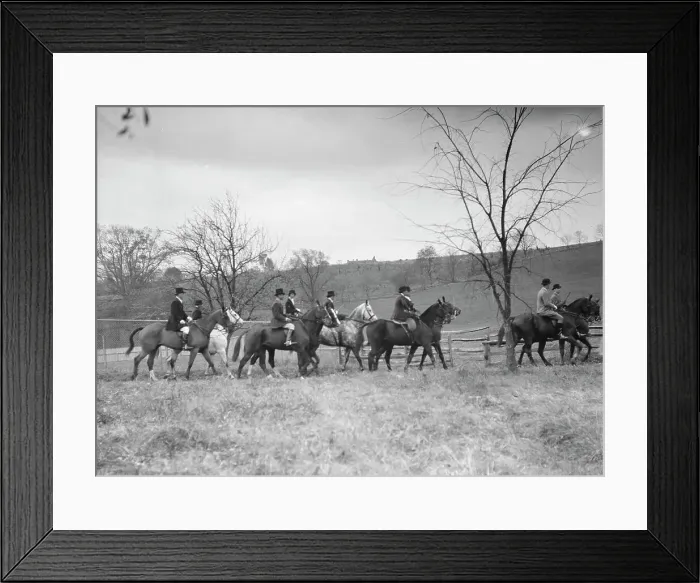 Framed Print : Cutting hunt, 1933 Nov. Creator: Arnold Genthe Framed Print : Cutting hunt, 1933 Nov. Creator: Arnold Genthe