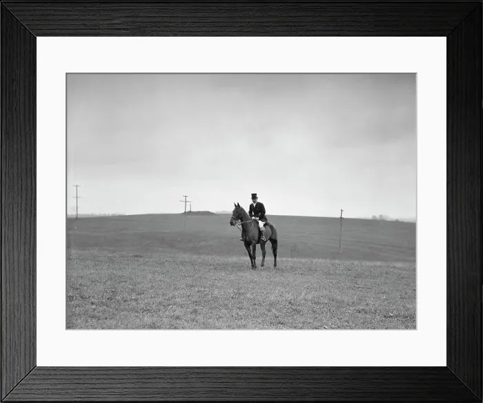 Framed Print : Cutting hunt, 1933 Nov. Creator: Arnold Genthe Framed Print : Cutting hunt, 1933 Nov. Creator: Arnold Genthe