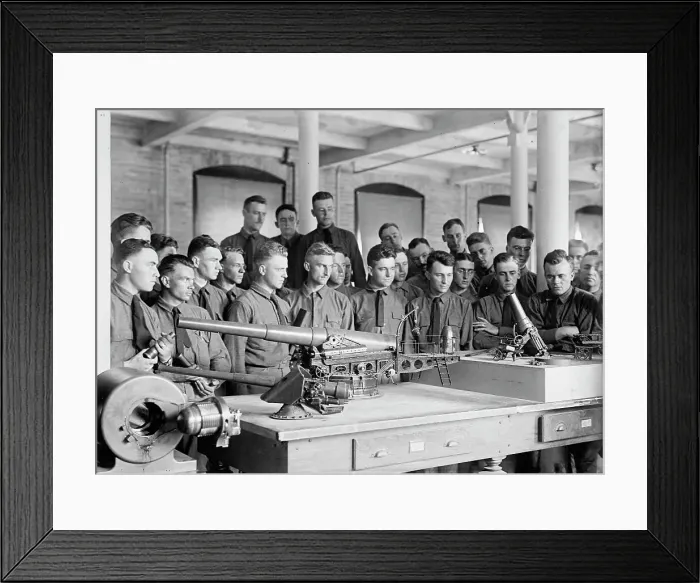Framed Print : Military Training, 1917 or 1918. Creator: Harris & Ewing. Military Training, 1917 or 1918. Creator: Harris & Ewing Framed Print : Military Training, 1917 or 1918. Creator: Harris & Ewing. Military Training, 1917 or 1918. Creator: Harris & Ewing