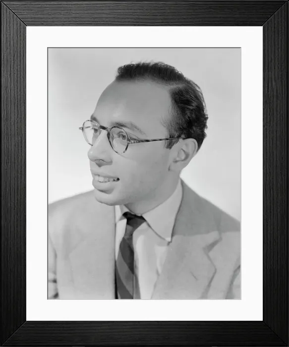 Framed Print : Portrait of Ahmet M. Ertegun, William P. Gottlieb's home, Arlington, Va.(?), 1930. Creator: William Paul Gottlieb Framed Print : Portrait of Ahmet M. Ertegun, William P. Gottlieb's home, Arlington, Va.(?), 1930. Creator: William Paul Gottlieb