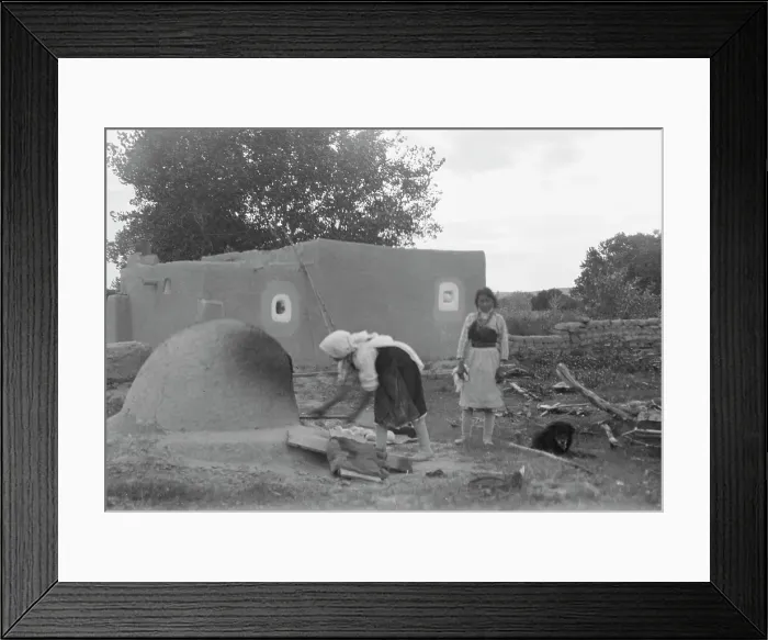 Framed Print : [Taos Pueblo, New Mexico], between 1899 and 1928. Creator: Arnold Genthe