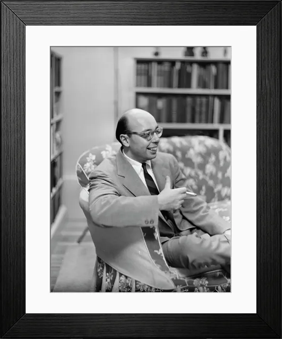 Framed Print : Portrait of Ahmet M. Ertegun and Nesuhi Ertegun, Turkish Embassy(?), Washington, D.C. 1938. Creator: William Paul Gottlieb Framed Print : Portrait of Ahmet M. Ertegun and Nesuhi Ertegun, Turkish Embassy(?), Washington, D.C. 1938. Creator: William Paul Gottlieb
