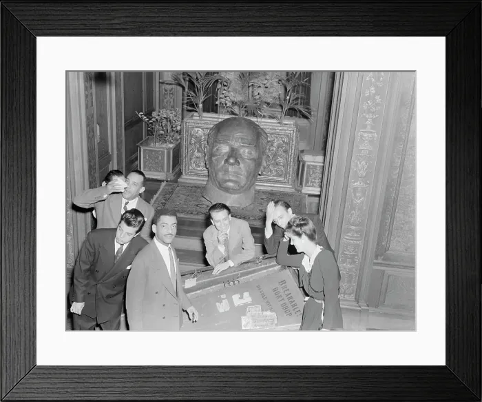 Framed Print : Portrait of Henry Allen, Joe Marsala, Teddy Wilson...Turkish Embassy, Washington, D.C. 1938. Creator: William Paul Gottlieb Framed Print : Portrait of Henry Allen, Joe Marsala, Teddy Wilson...Turkish Embassy, Washington, D.C. 1938. Creator: William Paul Gottlieb