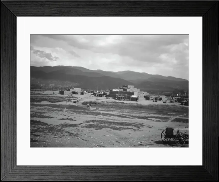 Framed Print : [Taos Pueblo, New Mexico], between 1899 and 1928. Creator: Arnold Genthe