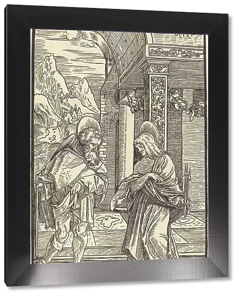 Saint Roch and Saint Sebastian, 1510. Creator: Hans Schäufelein the Elder