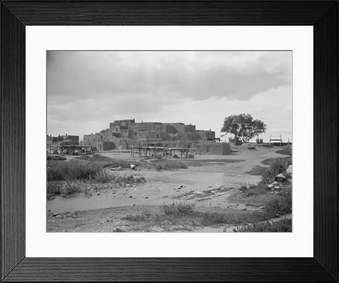 Framed Print : [Taos Pueblo, New Mexico], between 1899 and 1928. Creator: Arnold Genthe