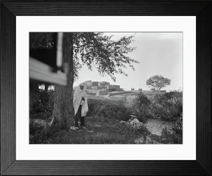 Framed Print : [Taos Pueblo, New Mexico], between 1899 and 1928. Creator: Arnold Genthe