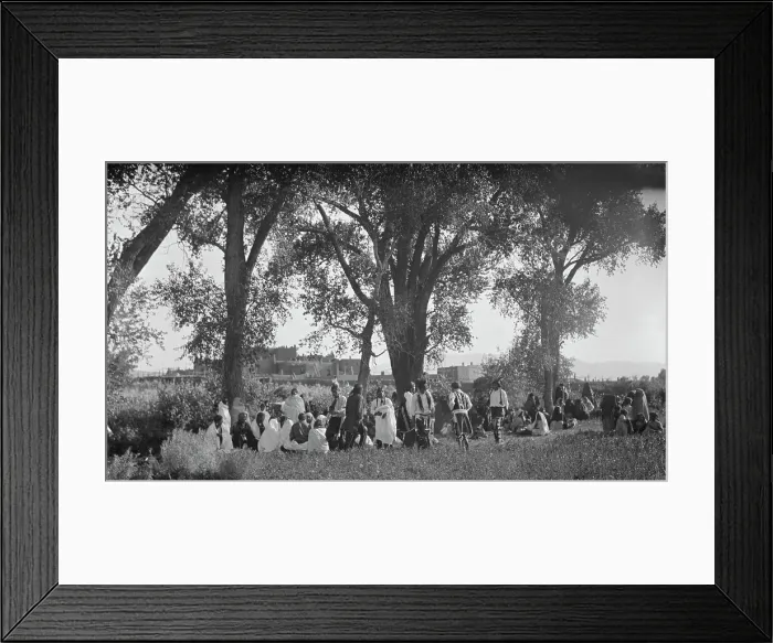 Framed Print : [Taos Pueblo, New Mexico], between 1899 and 1928. Creator: Arnold Genthe