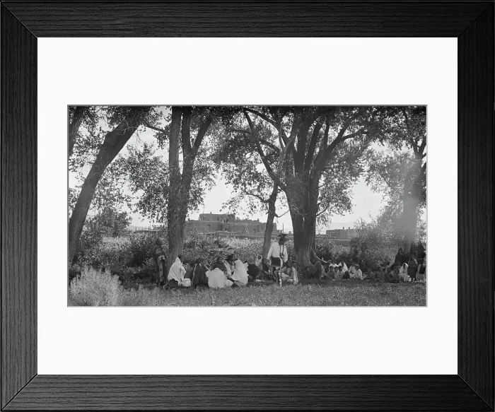 Framed Print : [Taos Pueblo, New Mexico], between 1899 and 1928. Creator: Arnold Genthe