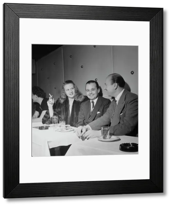 Framed Print : Portrait of Bud Freeman, Eddie Condon's(?), New York, N.Y. 1946. Creator: William Paul Gottlieb Framed Print : Portrait of Bud Freeman, Eddie Condon's(?), New York, N.Y. 1946. Creator: William Paul Gottlieb