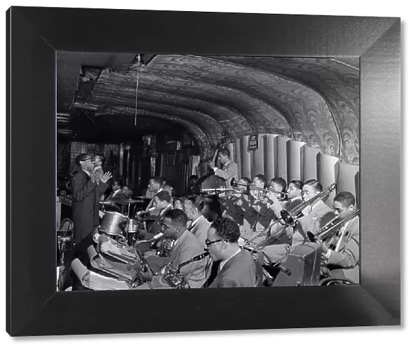 Portrait of Dizzy Gillespie, New York, N.Y. 1946. Creator: William Paul Gottlieb