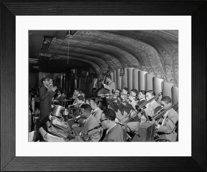 Framed Print : Portrait of Dizzy Gillespie, New York, N.Y. 1946. Creator: William Paul Gottlieb Framed Print : Portrait of Dizzy Gillespie, New York, N.Y. 1946. Creator: William Paul Gottlieb
