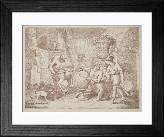 Framed Print : Chiron Teaches Geography to Achilles, 1758 / 1759. Creator: Gaetano Gherardo Zompini Framed Print : Chiron Teaches Geography to Achilles, 1758 / 1759. Creator: Gaetano Gherardo Zompini