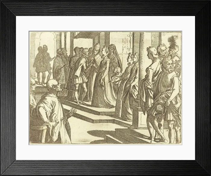 Framed Print : The Betrothal of Margaret of Austria to Philip III, King of Spain, 1612. Creator: Raffaello Schiaminossi Framed Print : The Betrothal of Margaret of Austria to Philip III, King of Spain, 1612. Creator: Raffaello Schiaminossi