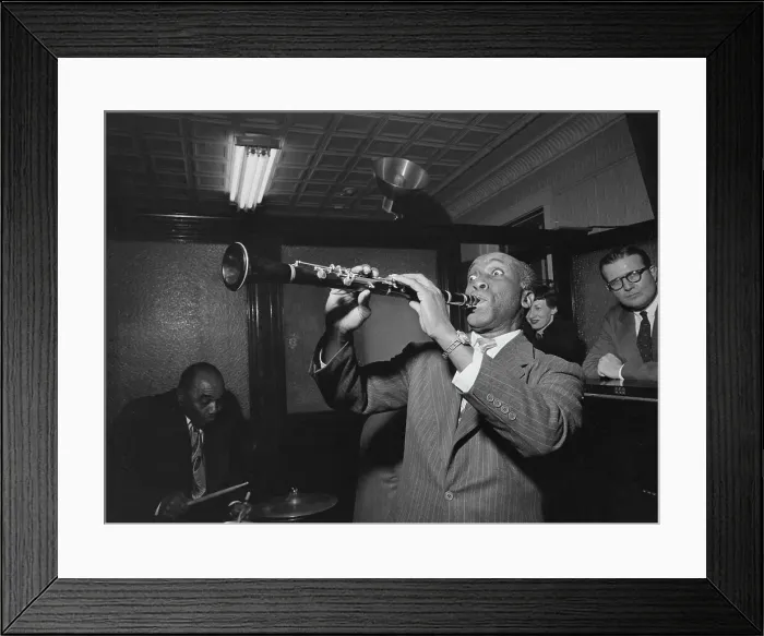 Framed Print : Portrait of Fess Williams and Freddie Moore...Gottlieb's office party, Jamaica, Queens, N.Y. c 1948 Creator: William Paul Gottlieb Framed Print : Portrait of Fess Williams and Freddie Moore...Gottlieb's office party, Jamaica, Queens, N.Y. c 1948 Creator: William Paul Gottlieb