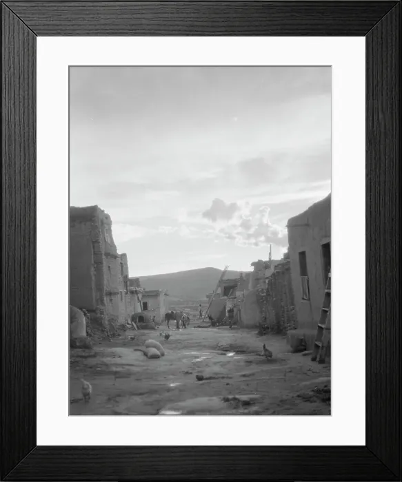 Framed Print : Acoma, New Mexico area views, between 1899 and 1928. Creator: Arnold Genthe Framed Print : Acoma, New Mexico area views, between 1899 and 1928. Creator: Arnold Genthe