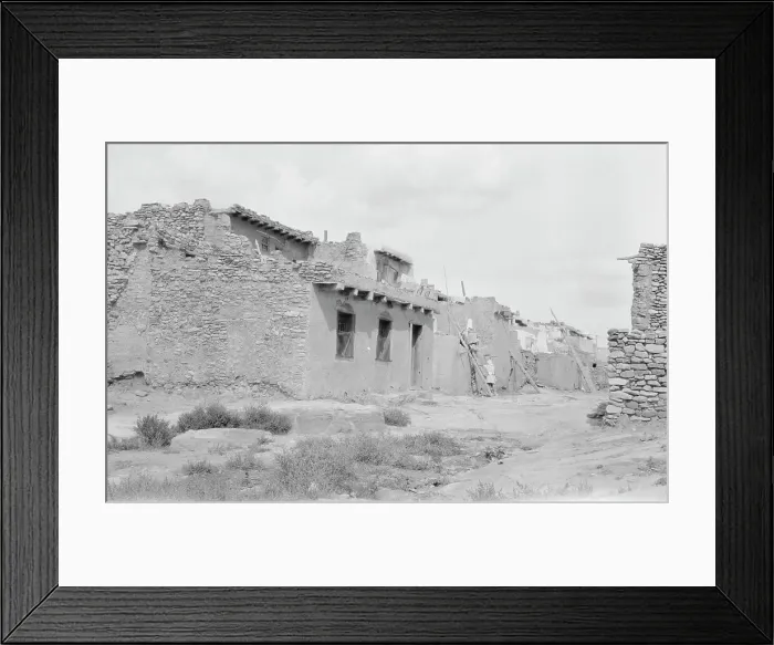 Framed Print : Acoma, New Mexico area views, between 1899 and 1928. Creator: Arnold Genthe Framed Print : Acoma, New Mexico area views, between 1899 and 1928. Creator: Arnold Genthe