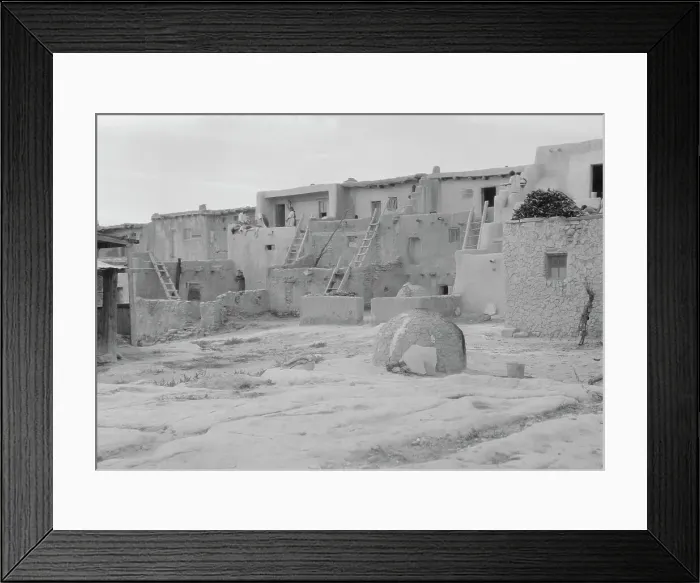 Framed Print : Acoma, New Mexico area views, between 1899 and 1928. Creator: Arnold Genthe Framed Print : Acoma, New Mexico area views, between 1899 and 1928. Creator: Arnold Genthe