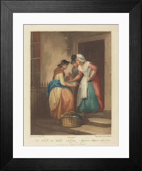 Framed Print : New Mack'rel, 1795. Creator: Niccolò Schiavonetti Framed Print : New Mack'rel, 1795. Creator: Niccolò Schiavonetti