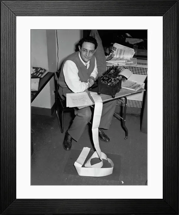 Framed Print : Portrait of William P. Gottlieb, Washington, D.C. 1938. Creator: Delia Potofsky Gottlieb Framed Print : Portrait of William P. Gottlieb, Washington, D.C. 1938. Creator: Delia Potofsky Gottlieb